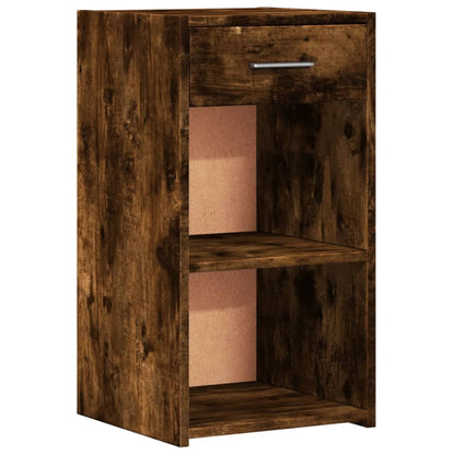vidaXL Bedside Cabinets 2 pcs Smoked Oak 35x34x65 cm Engineered Wood 4