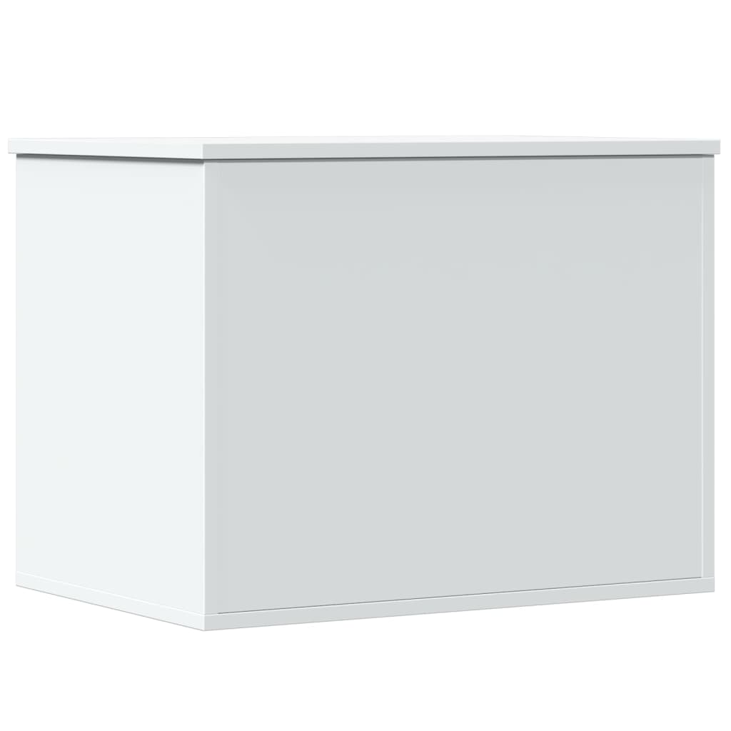 vidaXL Storage Box White 60x42x46 cm Engineered Wood 2