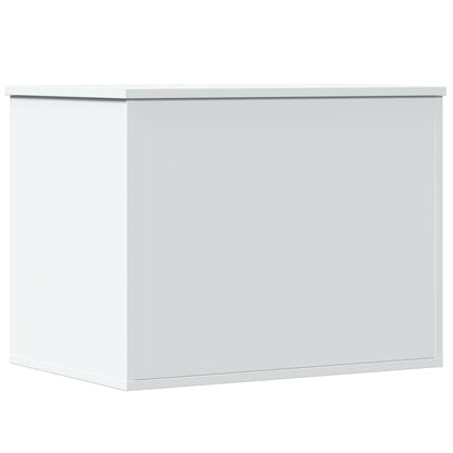 vidaXL Storage Box White 60x42x46 cm Engineered Wood 2