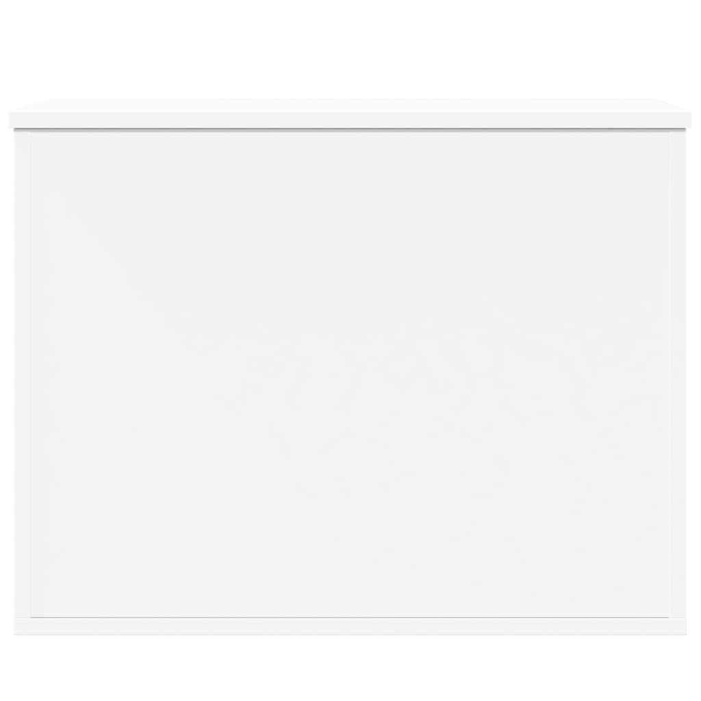 vidaXL Storage Box White 60x42x46 cm Engineered Wood 4
