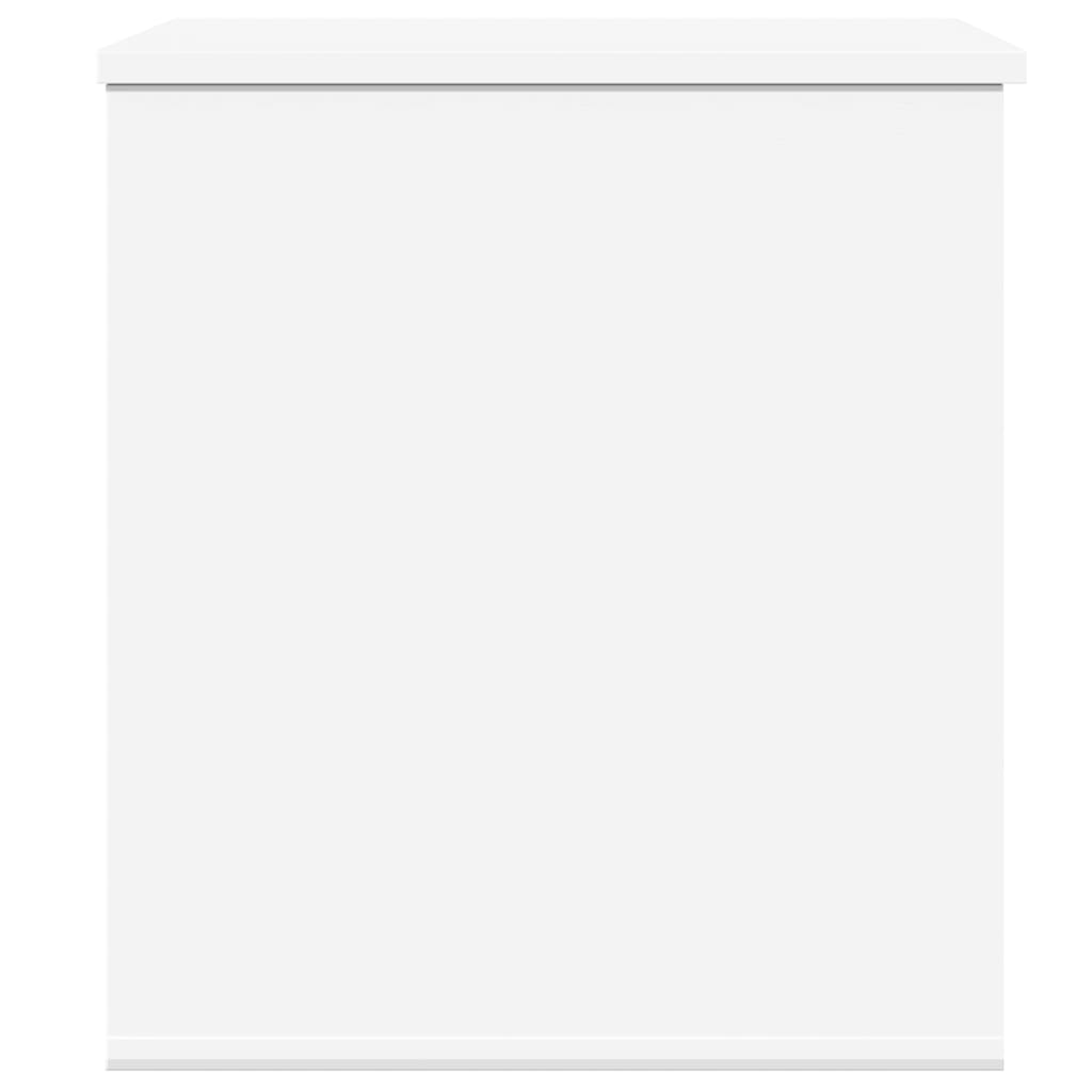 vidaXL Storage Box White 60x42x46 cm Engineered Wood 5