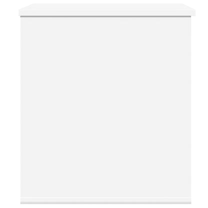 vidaXL Storage Box White 60x42x46 cm Engineered Wood 5