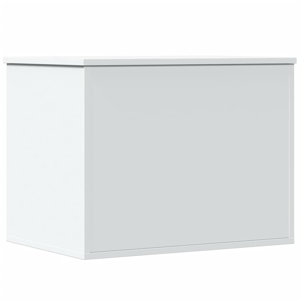 vidaXL Storage Box White 60x42x46 cm Engineered Wood 6