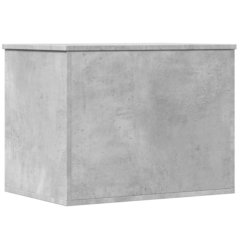 vidaXL Storage Box Concrete Grey 60x42x46 cm Engineered Wood 2