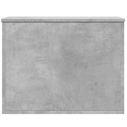 vidaXL Storage Box Concrete Grey 60x42x46 cm Engineered Wood 4