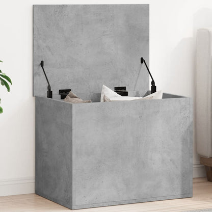 vidaXL Storage Box Concrete Grey 60x42x46 cm Engineered Wood 1