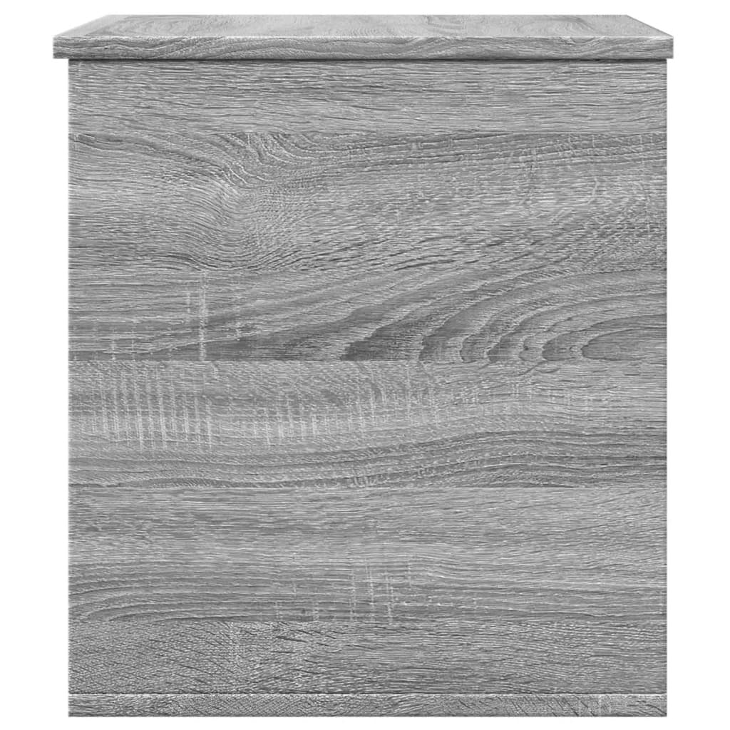 vidaXL Storage Box Grey Sonoma 60x42x46 cm Engineered Wood 5