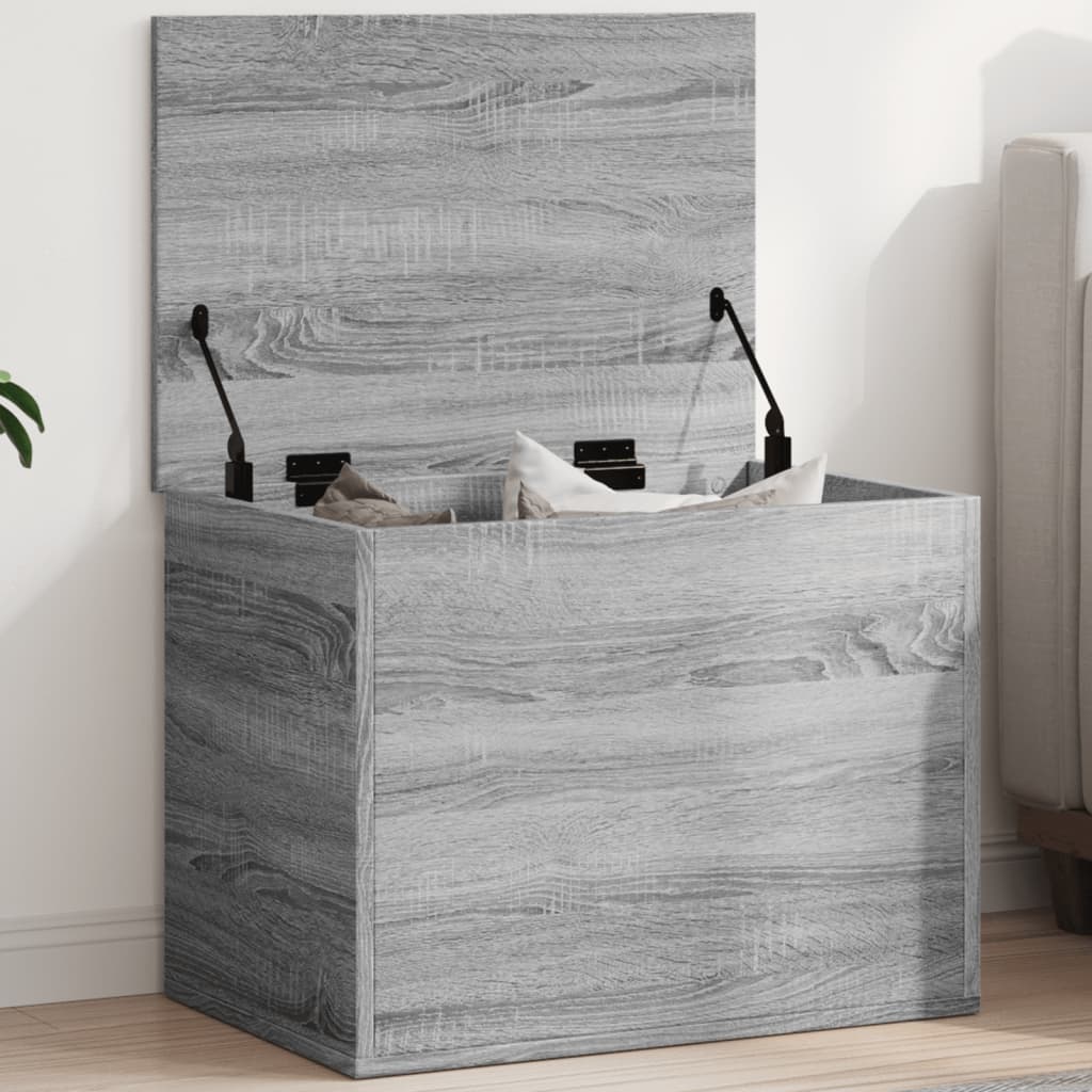 vidaXL Storage Box Grey Sonoma 60x42x46 cm Engineered Wood 1