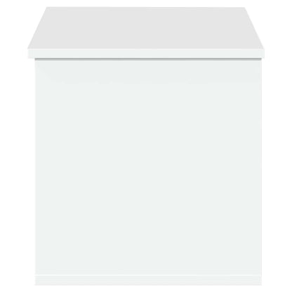 vidaXL Storage Box White 90x35x35 cm Engineered Wood 5