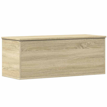 vidaXL Storage Box Sonoma Oak 90x35x35 cm Engineered Wood 2