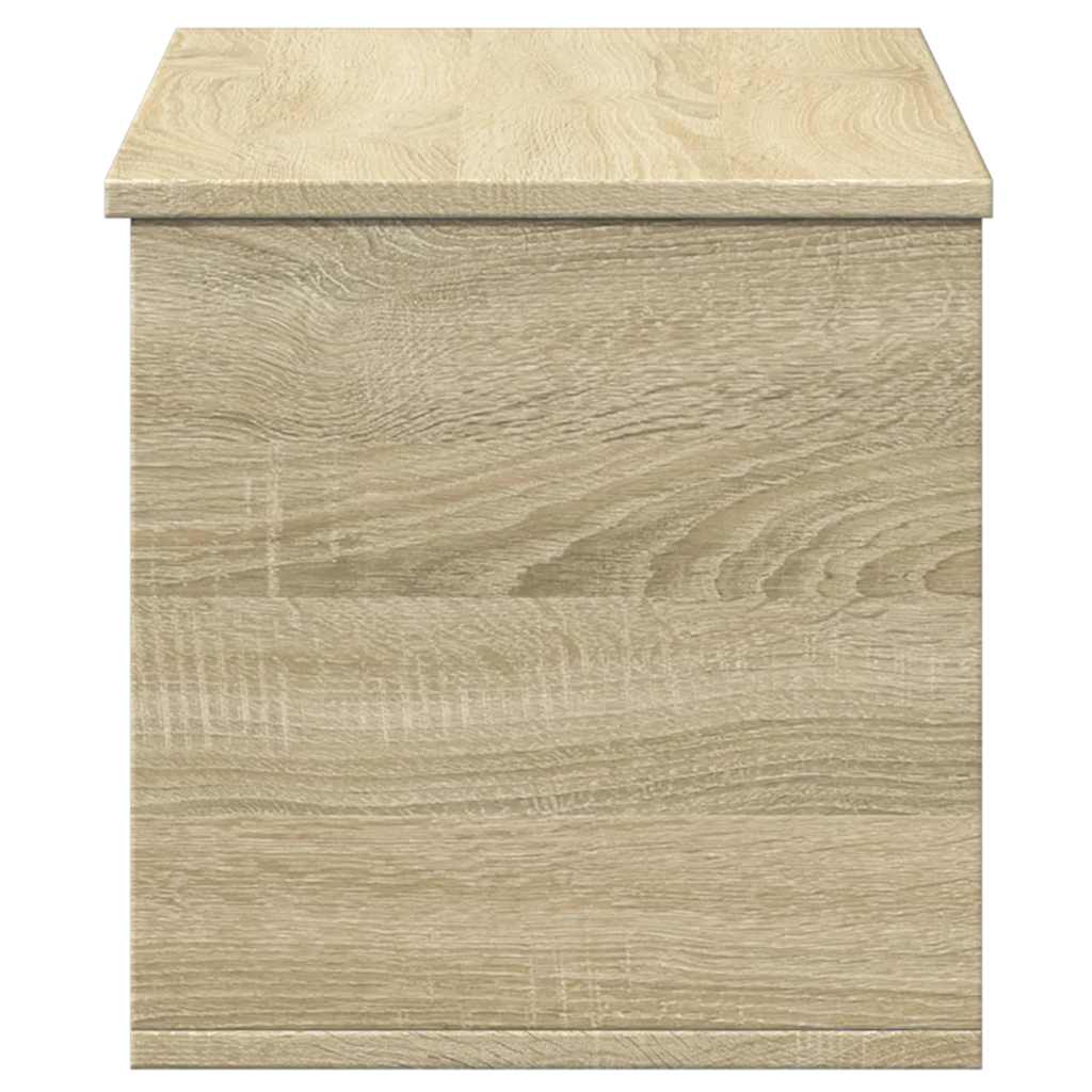 vidaXL Storage Box Sonoma Oak 90x35x35 cm Engineered Wood 5