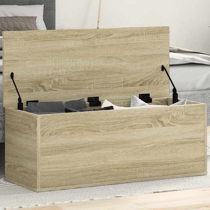 vidaXL Storage Box Sonoma Oak 90x35x35 cm Engineered Wood 1