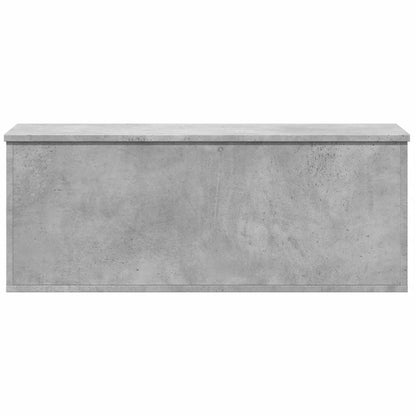 vidaXL Storage Box Concrete Grey 90x35x35 cm Engineered Wood 4