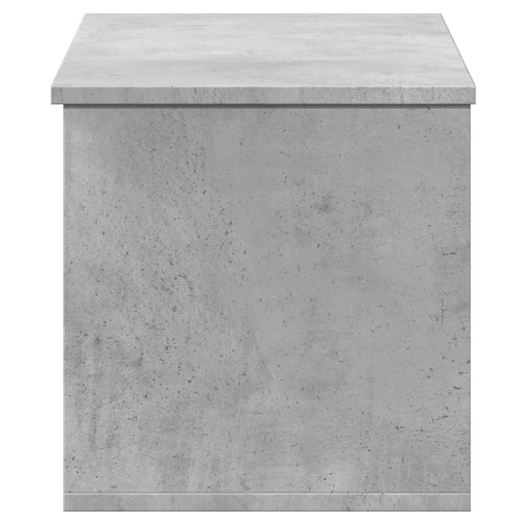 vidaXL Storage Box Concrete Grey 90x35x35 cm Engineered Wood 5