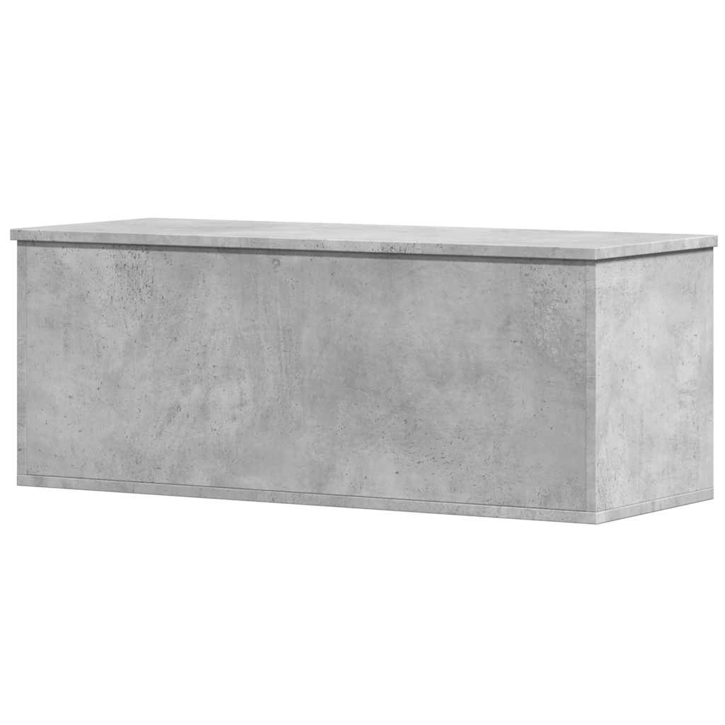 vidaXL Storage Box Concrete Grey 90x35x35 cm Engineered Wood 6