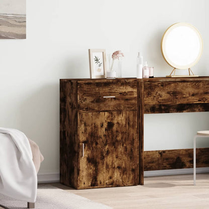 vidaXL Storage Cabinet Smoked Oak 56.5x39x90 cm Engineered Wood 3