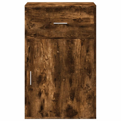 vidaXL Storage Cabinet Smoked Oak 56.5x39x90 cm Engineered Wood 5