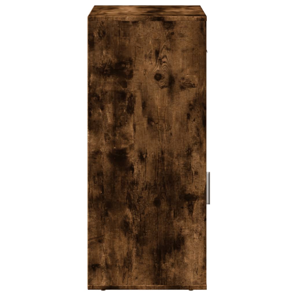 vidaXL Storage Cabinet Smoked Oak 56.5x39x90 cm Engineered Wood 6