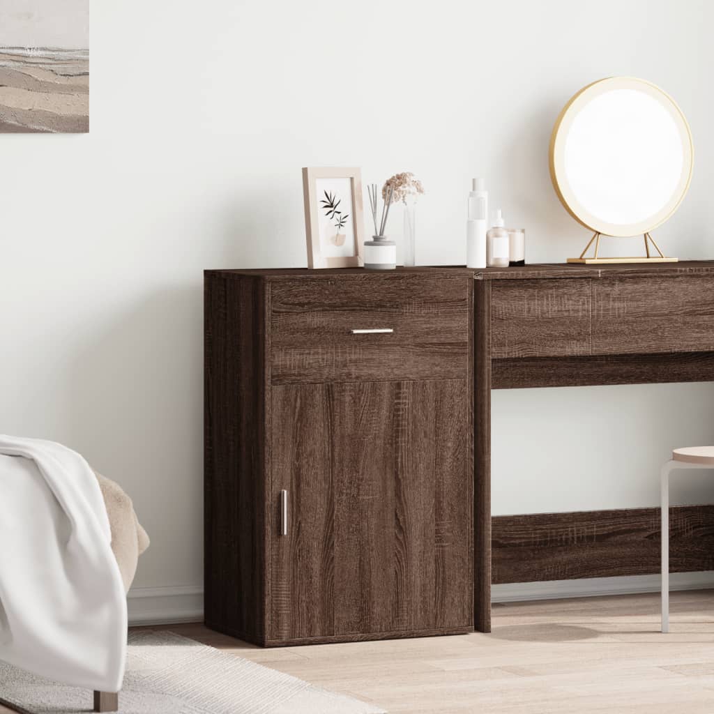 Storage Cabinet 56,5x39x90 cm Engineered Wood Brown oak