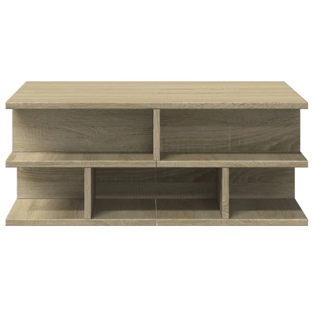vidaXL Coffee Table Sonoma Oak 70x70x29 cm Engineered Wood 5