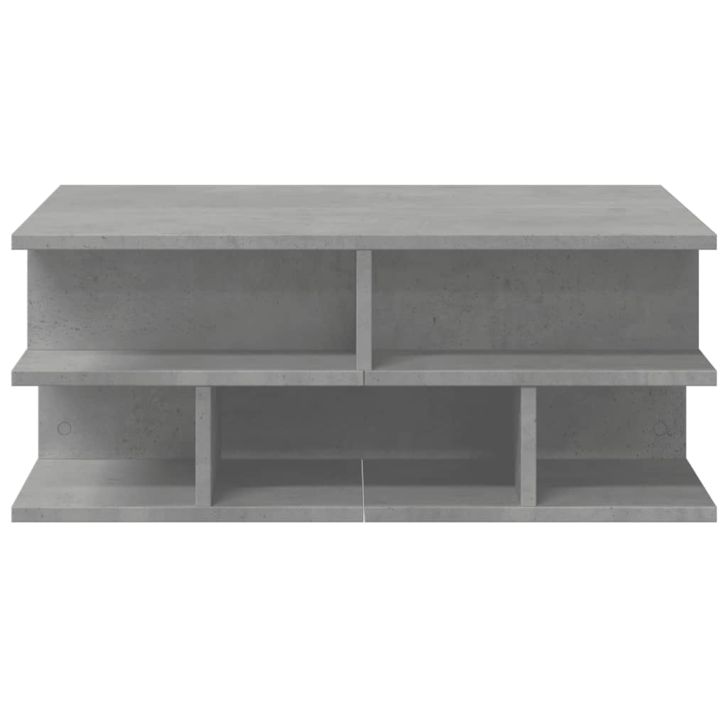 vidaXL Coffee Table Concrete Grey 70x70x29 cm Engineered Wood 5