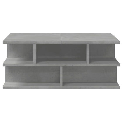 vidaXL Coffee Table Concrete Grey 70x70x29 cm Engineered Wood 6