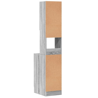 vidaXL Kitchen Cabinet Grey Sonoma 35x50x180 cm Engineered Wood 6