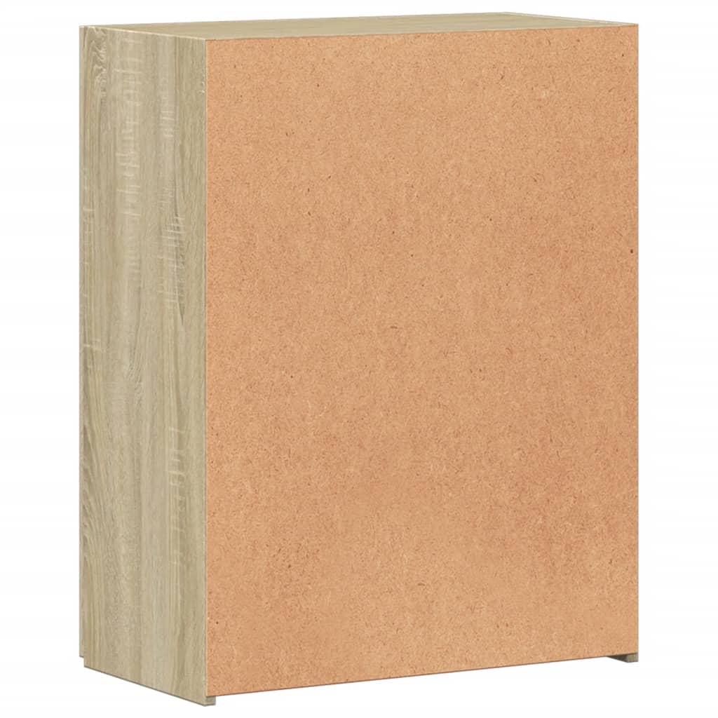 vidaXL File Cabinet Sonoma Oak 60x32x77.5 cm Engineered Wood 6