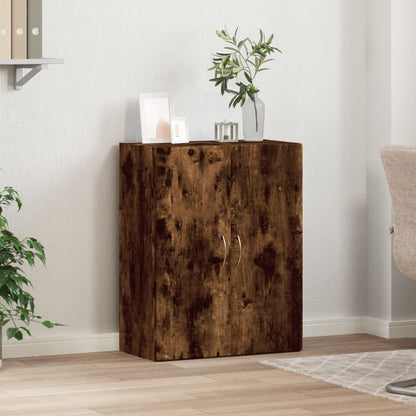 vidaXL File Cabinet Smoked Oak 60x32x77.5 cm Engineered Wood 3