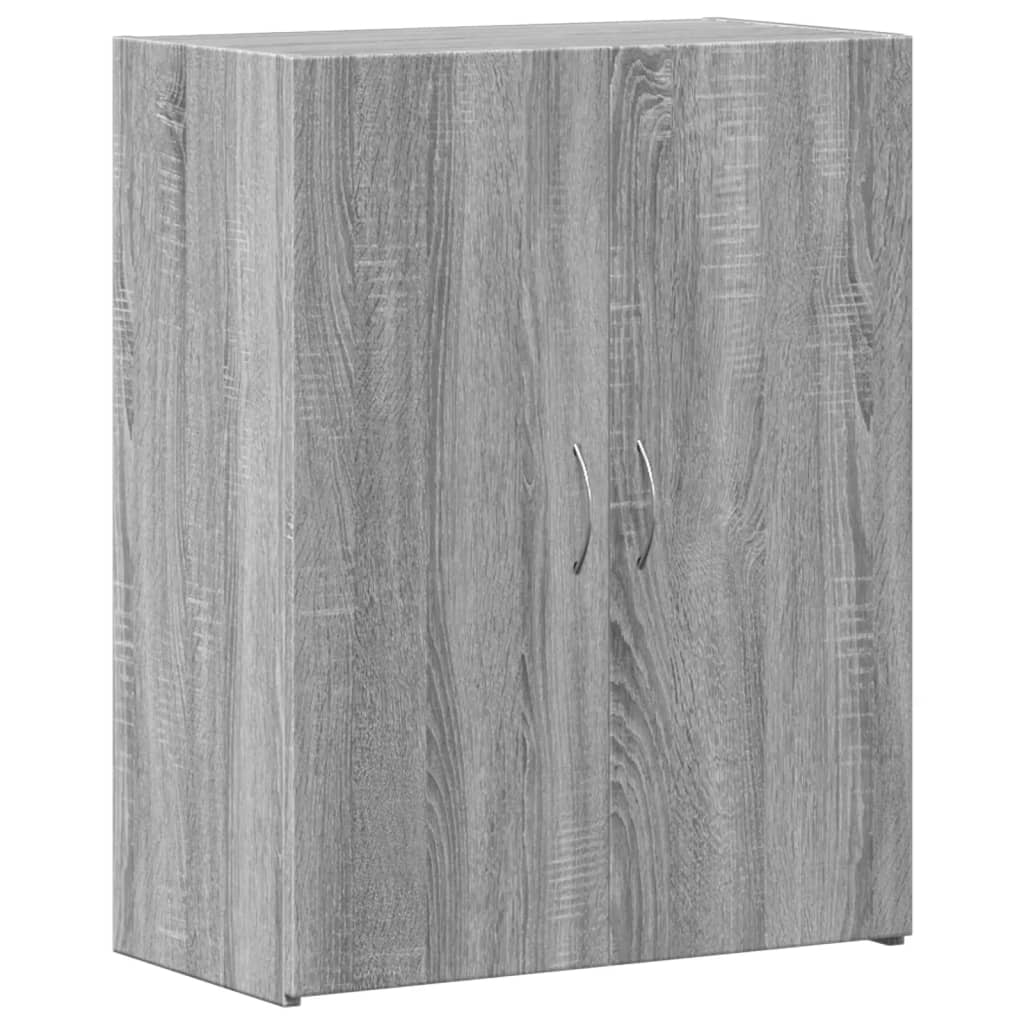 vidaXL File Cabinet Grey Sonoma 60x32x77.5 cm Engineered Wood 2