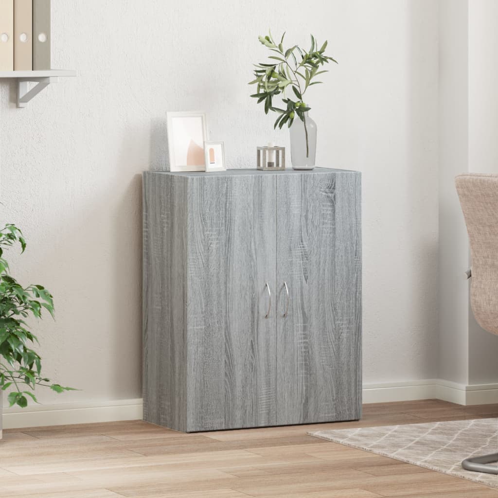 vidaXL File Cabinet Grey Sonoma 60x32x77.5 cm Engineered Wood 3