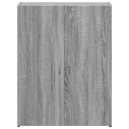 vidaXL File Cabinet Grey Sonoma 60x32x77.5 cm Engineered Wood 4