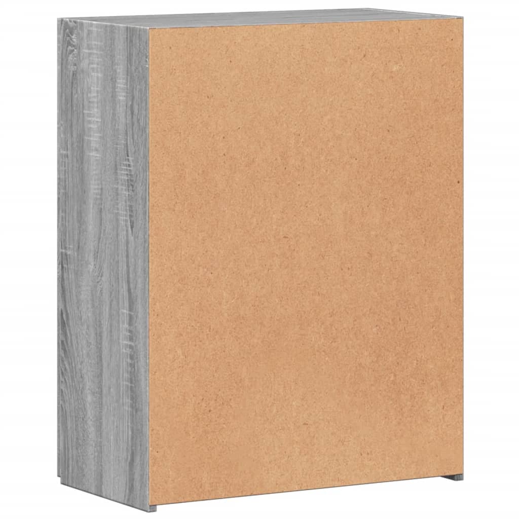 vidaXL File Cabinet Grey Sonoma 60x32x77.5 cm Engineered Wood 6