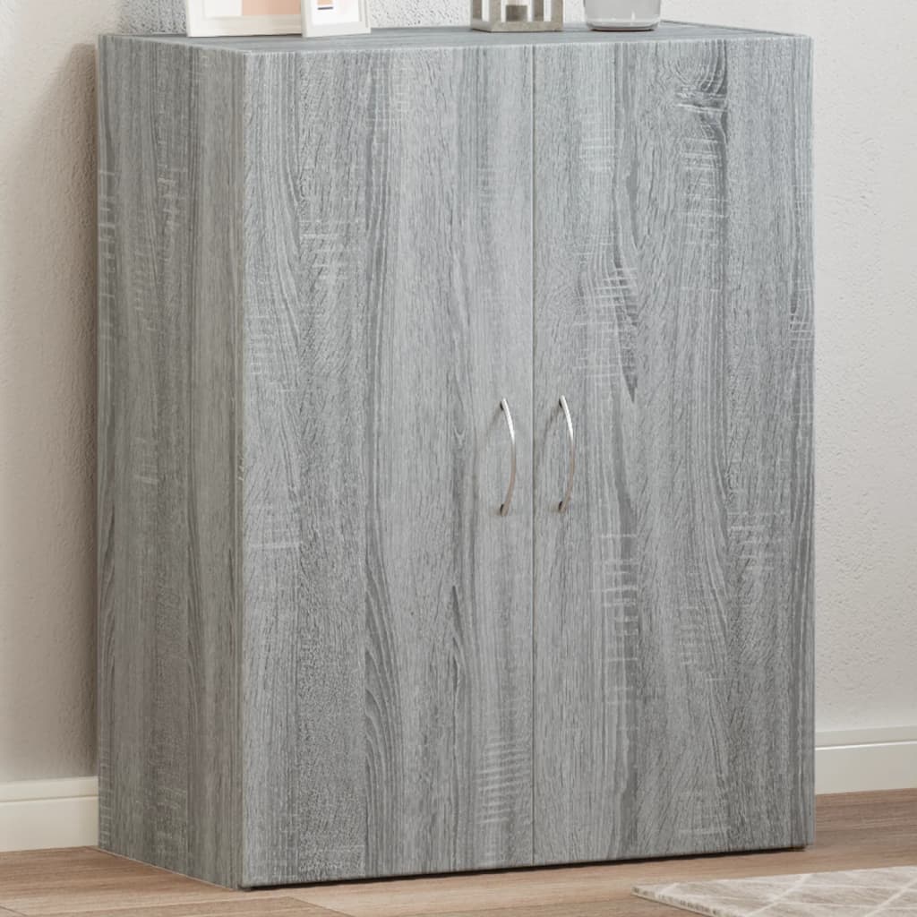 vidaXL File Cabinet Grey Sonoma 60x32x77.5 cm Engineered Wood 1