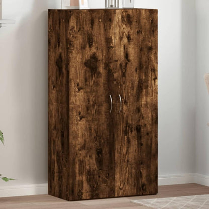 File Cabinet Engineered Wood 60 x 32 x 115 cm Smoked oak