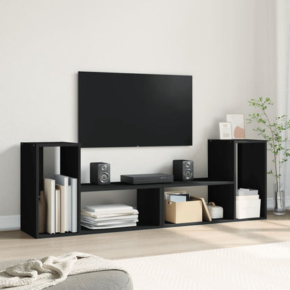 vidaXL TV Cabinet Black 3