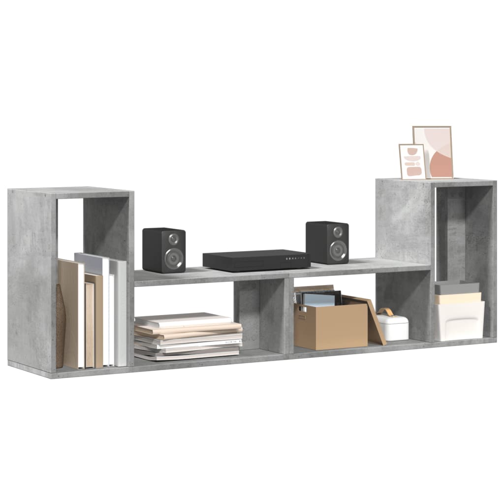 TV Cabinets 2 pcs 75x30x50 cm Engineered Wood Concrete grey 75 cm
