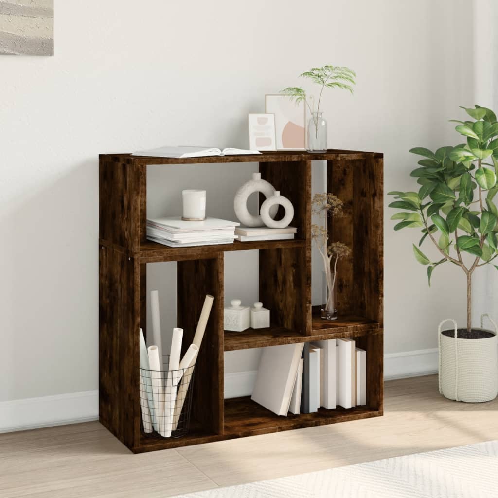 vidaXL TV Cabinet Smoked Oak 4