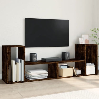 vidaXL TV Cabinet Smoked Oak 1