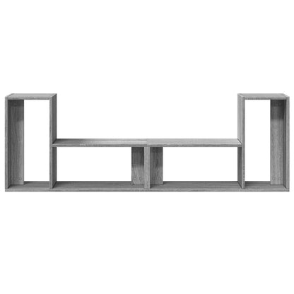 vidaXL 2 Piece TV Cabinet Set Grey Sonoma 75x30x50 cm Engineered Wood 5