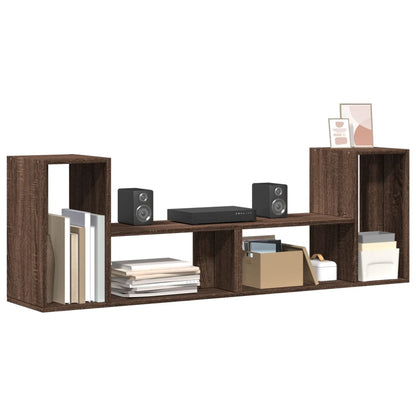 TV Cabinets 2 pcs 75x30x50 cm Engineered Wood Brown oak 75 cm