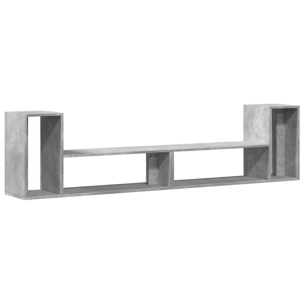 vidaXL TV Cabinet Concrete Grey 2