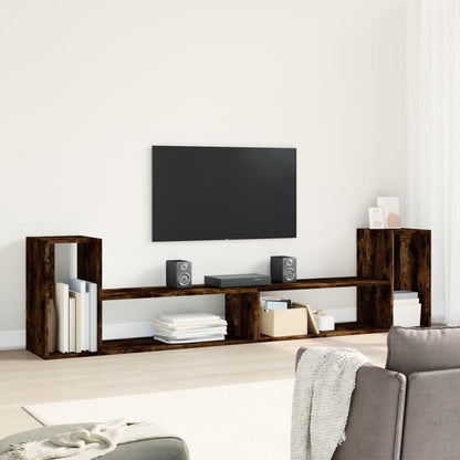 vidaXL TV Cabinet Smoked Oak 3