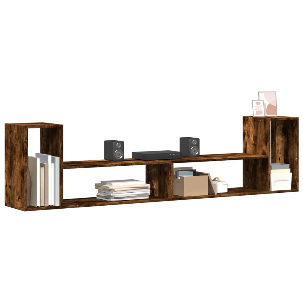 TV Cabinets 2 pcs 75x30x50 cm Engineered Wood Smoked oak 100 cm