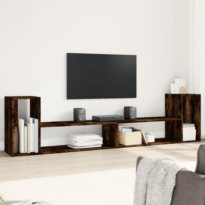 vidaXL TV Cabinet Smoked Oak 1
