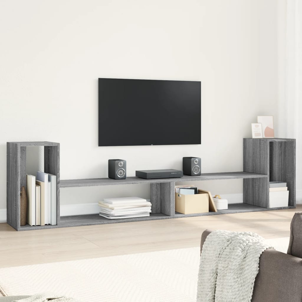 vidaXL TV Cabinet Grey Sonoma 1