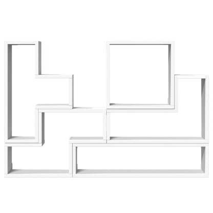 vidaXL Wall Shelf White 96x12x64 cm Engineered Wood 5
