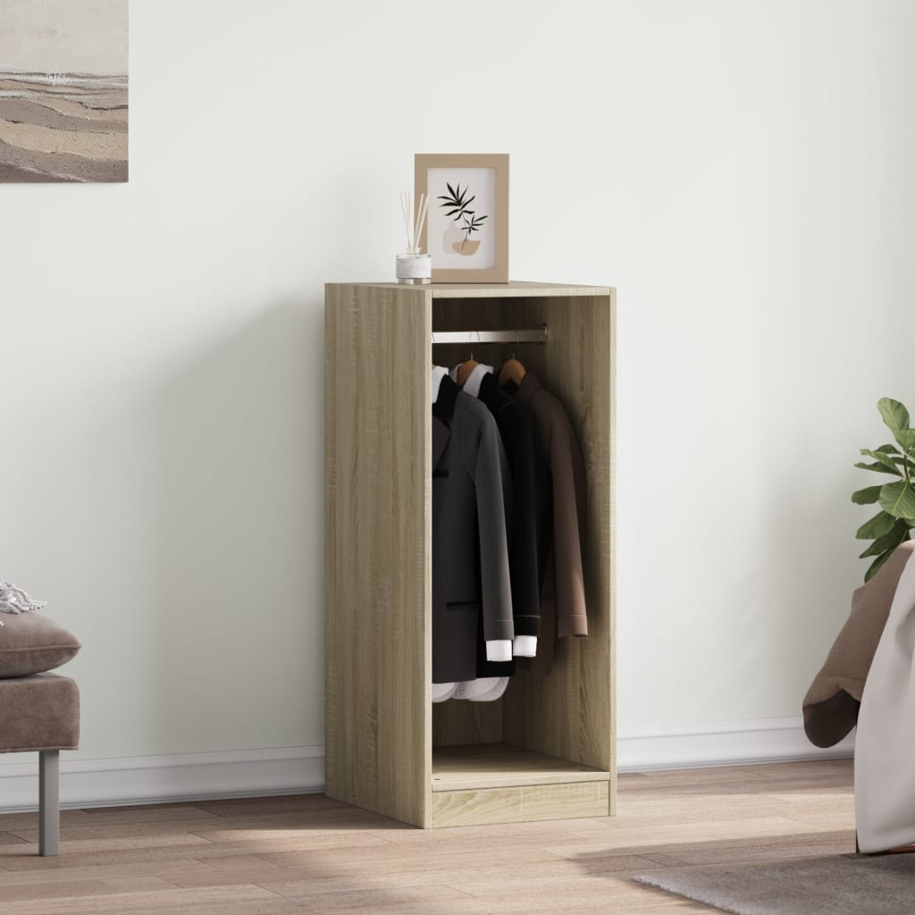 vidaXL Wardrobe Sonoma Oak 48x41x102 cm Engineered Wood 3