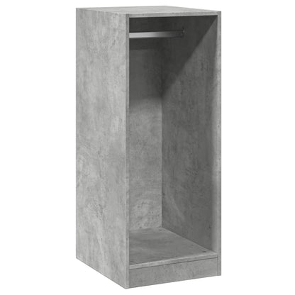 vidaXL Wardrobe Concrete Grey 48x41x102 cm Engineered Wood 2