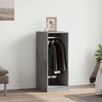 vidaXL Wardrobe Concrete Grey 48x41x102 cm Engineered Wood 3